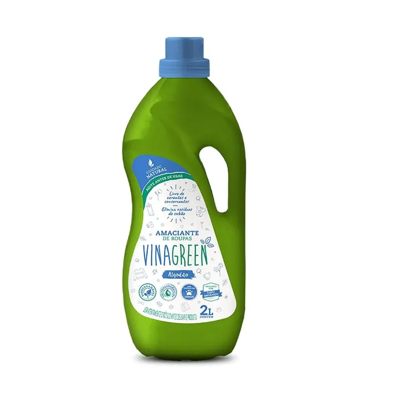 Vinagreen Amaciante de Roupas Algodão - 2L
