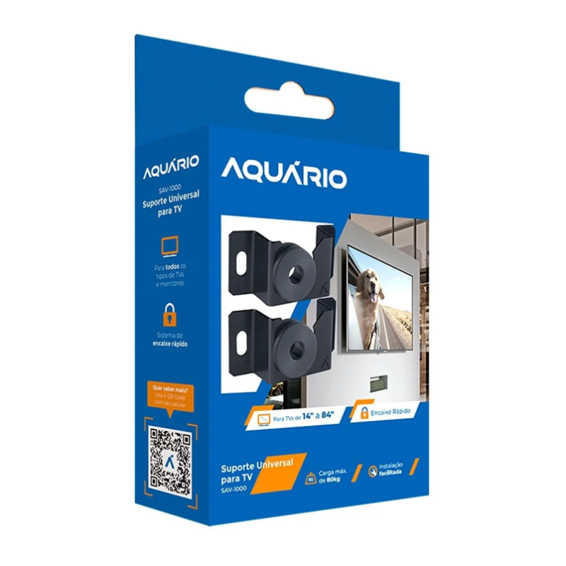 Suporte Fixo Parede Smart Para Tv Universal 14 A 84 Sav-1000 - Suporte TV