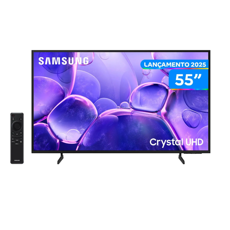 Smart TV 55" Samsung 4K UHD Crystal UHD UN55U8600FGXZD Tizen Bixby 3 HDMI