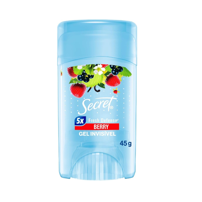 Desodorante Antitranspirante Secret Gel Frutas Vermelhas 45 g