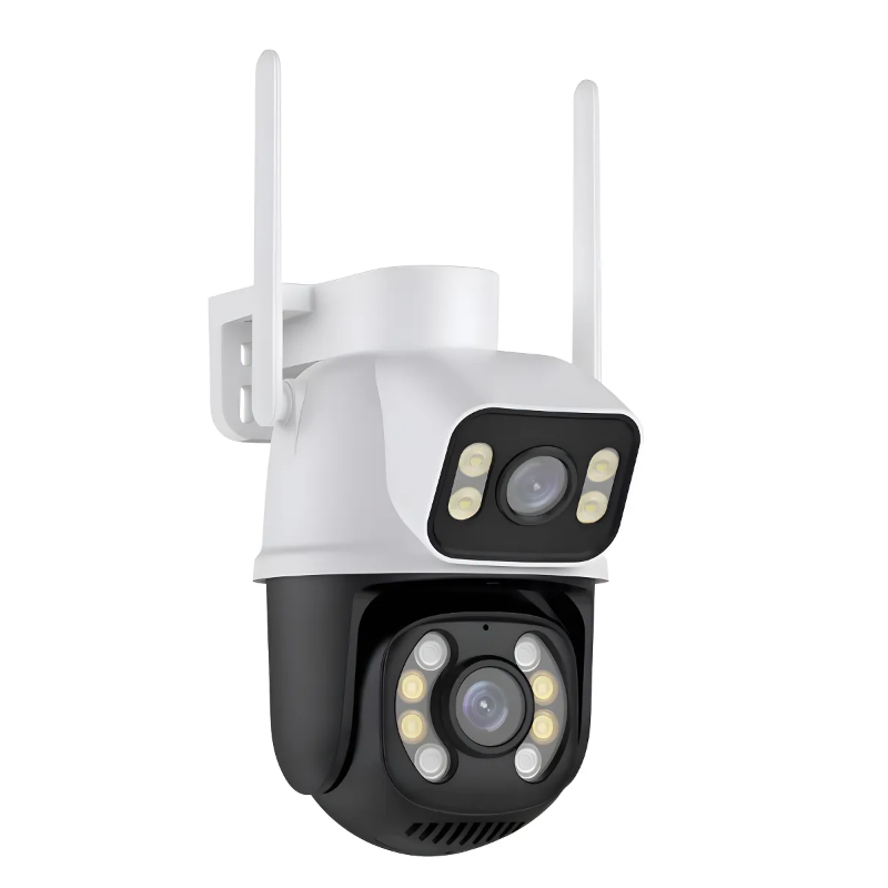 Câmera Segurança Wi-fi Lente Dupla Prova D Agua 6mp Zoom 360