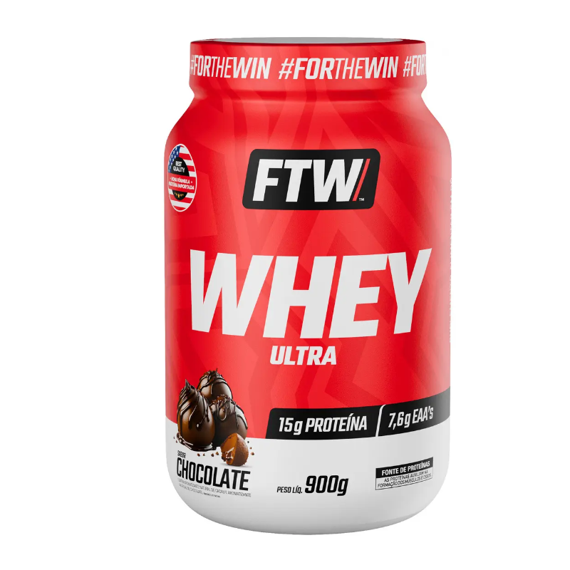 Whey Ultra Protein Pote 900g, FTW, Chocolate