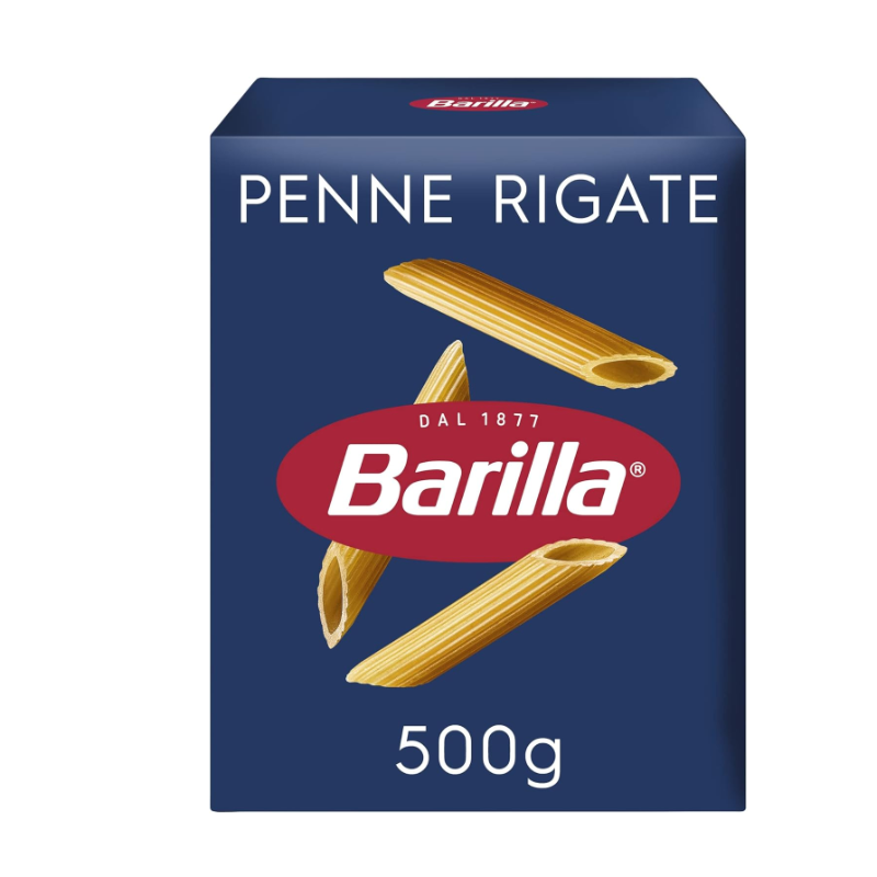 Barilla Macarrão Grano Duro Penne Rigate 500G