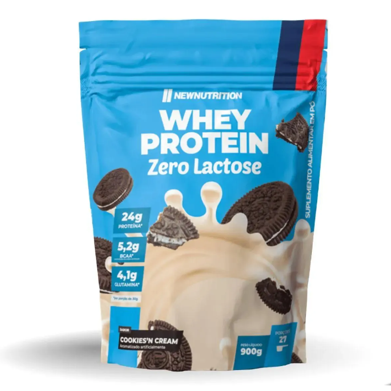 Pó Whey Protein Zero Lactose 900g NewNutrition, Cookies