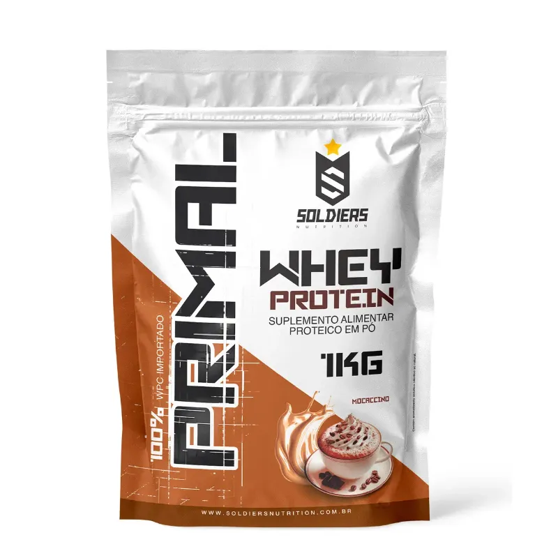 Whey Protein Primal 1kg Soldiers Nutrition, Mocaccino