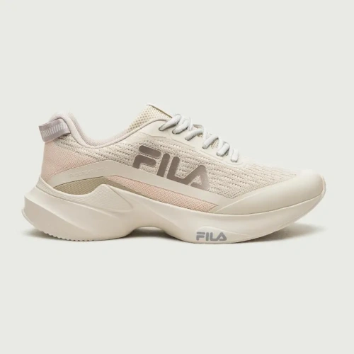 Tênis Fila Progress Lite Feminino Treino Academia Corrida, Off white