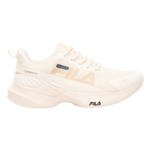 Tênis Fila Progress Lite Feminino Treino Academia Corrida, Bege