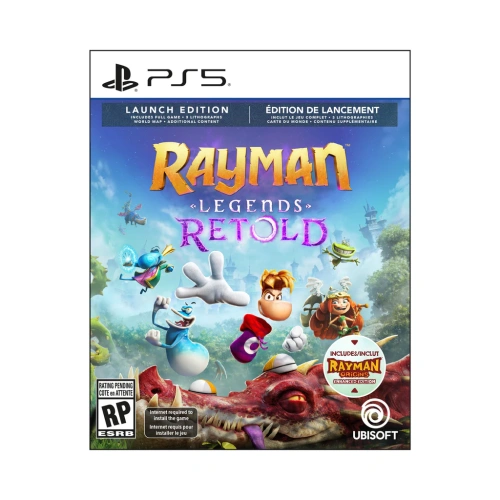 Jogo de Videogame Rayman Legends Retold Launch Edition PS5 Mídia Física
