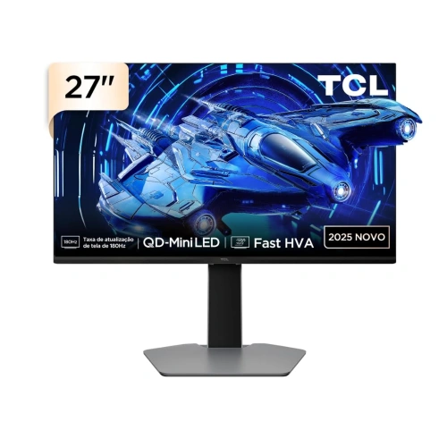 Monitor Gamer TCL 27" QLED Mini LED QHD G64 180Hz 1ms 27G64