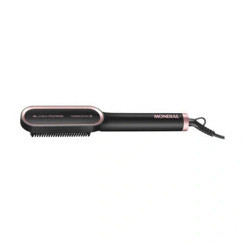 Escova Alisadora Mondial Black Rose EA-07 Bivolt