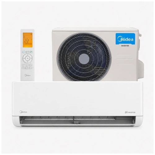 Ar Condicionado Split Midea Hi Wall Inverter AI Ecomaster 12.000 BTU/h Frio Monofásico Branco 38EFVCA12M8/42EFVCA12M8 127V