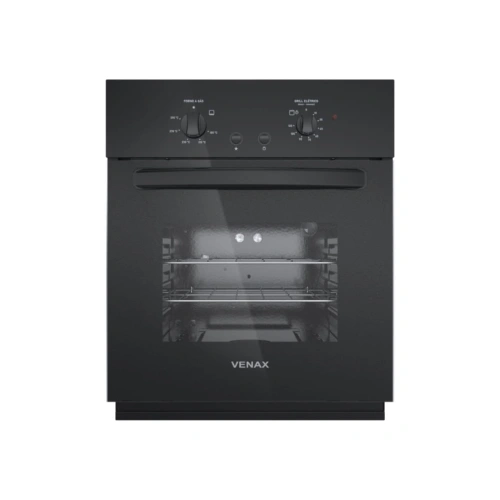 Forno de Embutir a Gás Venax Totale Nero GIII 50L