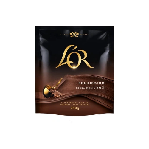 Café Torrado e Moído L'OR Equilibrado Sachê 250 g