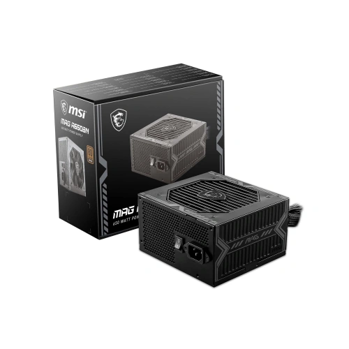 Fonte de Alimentação MSI MAG A650BN 650W 80 Plus Bronze PFC Ativo
