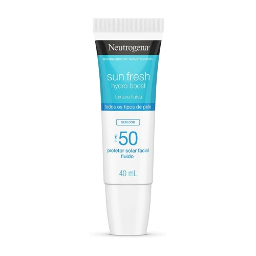 Protetor Solar Facial Neutrogena Sun Fresh Hydro Boost Sem Cor FPS 50 40mL