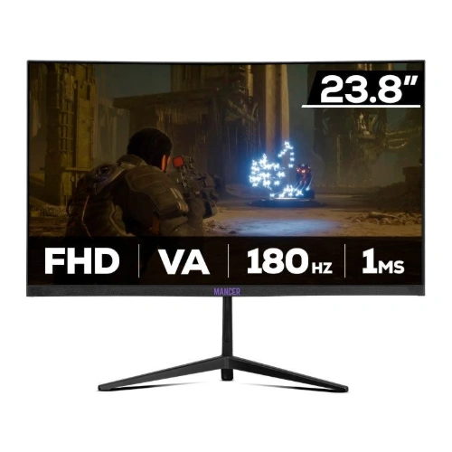 Monitor Gamer Mancer Valak Z186 23.8", VA, Curvo, FHD, 1ms, 180Hz