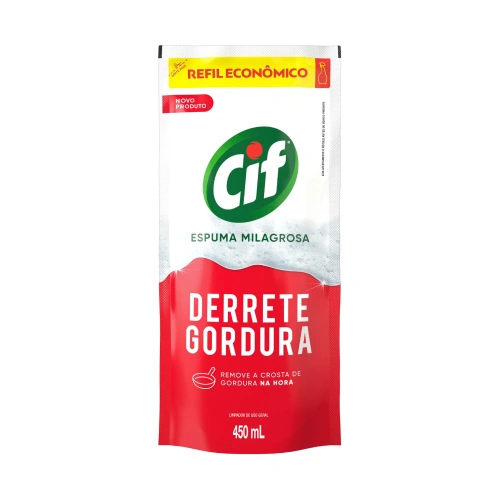Limpador desengordurante Cif Especialista Derrete Gordura 450 ml Refil