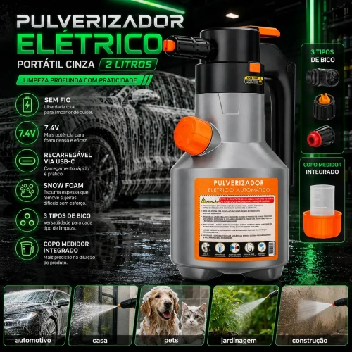 Pulverizador elétrico Snow Foam Bahrein 5731 2L