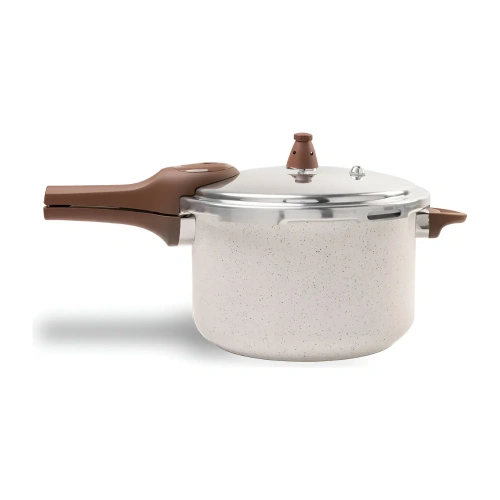 Panela de pressão Brinox 4952/103 Ceramic Pressure Indução 6,8L Vanilla