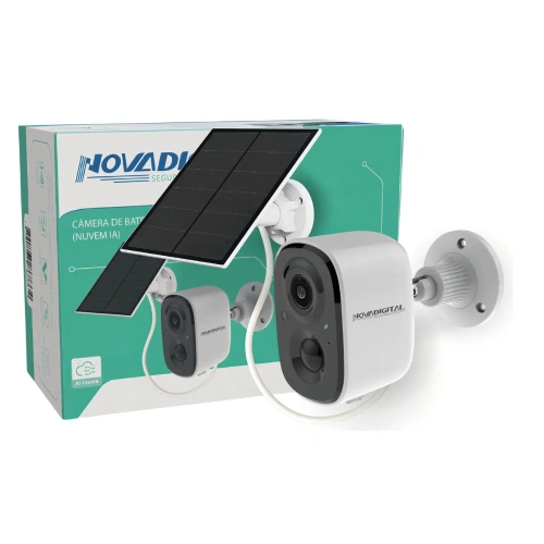 Câmera Inteligente WiFi Novadigital VICO-01-SOLAR Bateria Solar Full HD