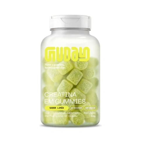 Suplemento em Gomas Guday Creatina Limão 380g