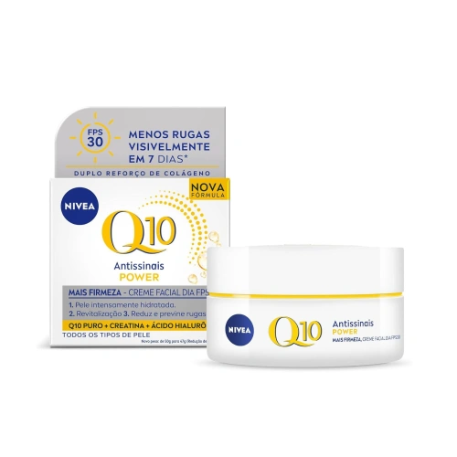 Creme Facial NIVEA Q10 Power Dia FPS 30 47g