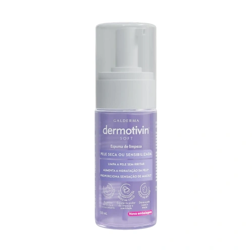 Espuma de Limpeza Facial Dermotivin Soft 130ml
