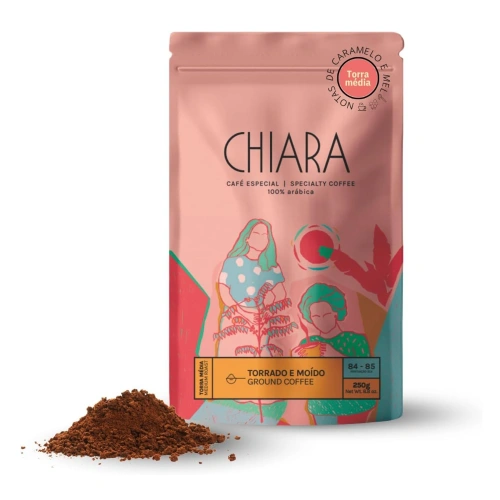 Café Caffè Chiara Flor Café Especial Torrado e Moído 100% Arábica 250g