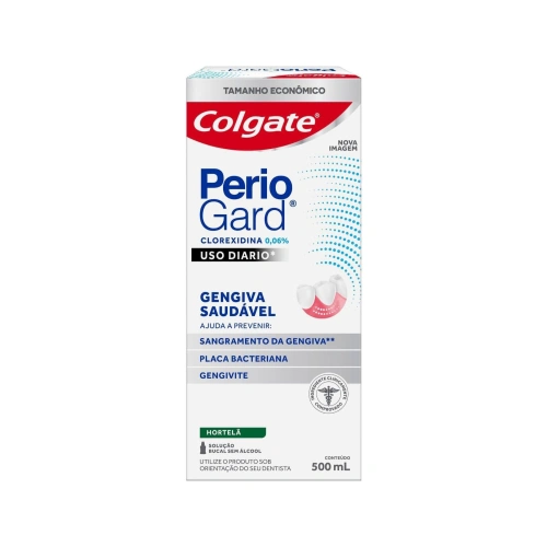 Enxaguante Bucal Colgate PerioGard Uso Diário 500ml