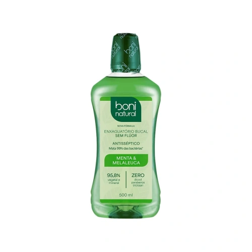Enxaguante Bucal BONI NATURAL BON013081 Menta e Melaleuca 500 ml