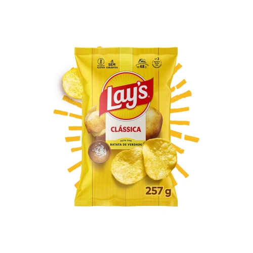 Batata Frita Lay's Clássica Original 257g