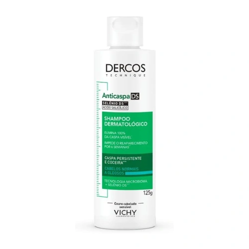 Shampoo Vichy Dercos Anticaspa para Cabelos Normais a Oleosos 125ml