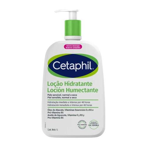 Loção Hidratante Corporal e Facial Cetaphil 1L Hidratação 48h