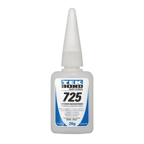 Adesivo Instantâneo TekBond 725 20g A Bico Antientupimento - Blister