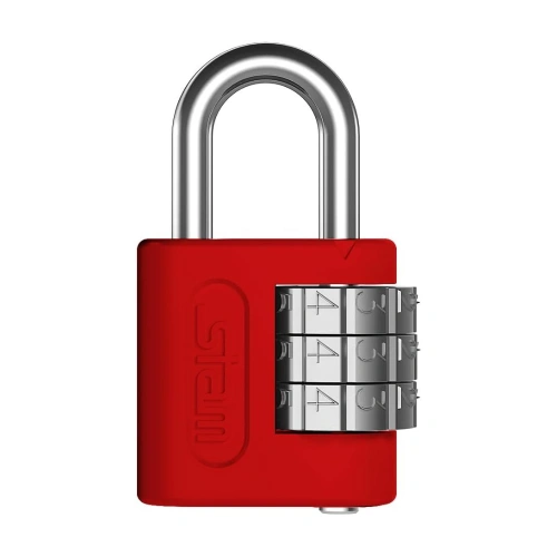 Cadeado de segredo Stam 90507 25 mm Vermelho