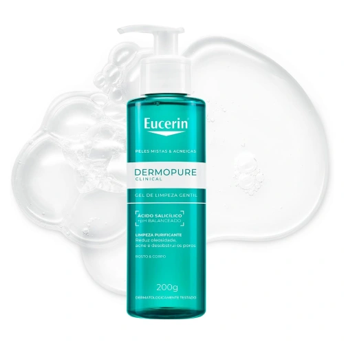 Gel de Limpeza Facial Eucerin Dermopure Clinical Gel de Limpeza Gentil 200ml